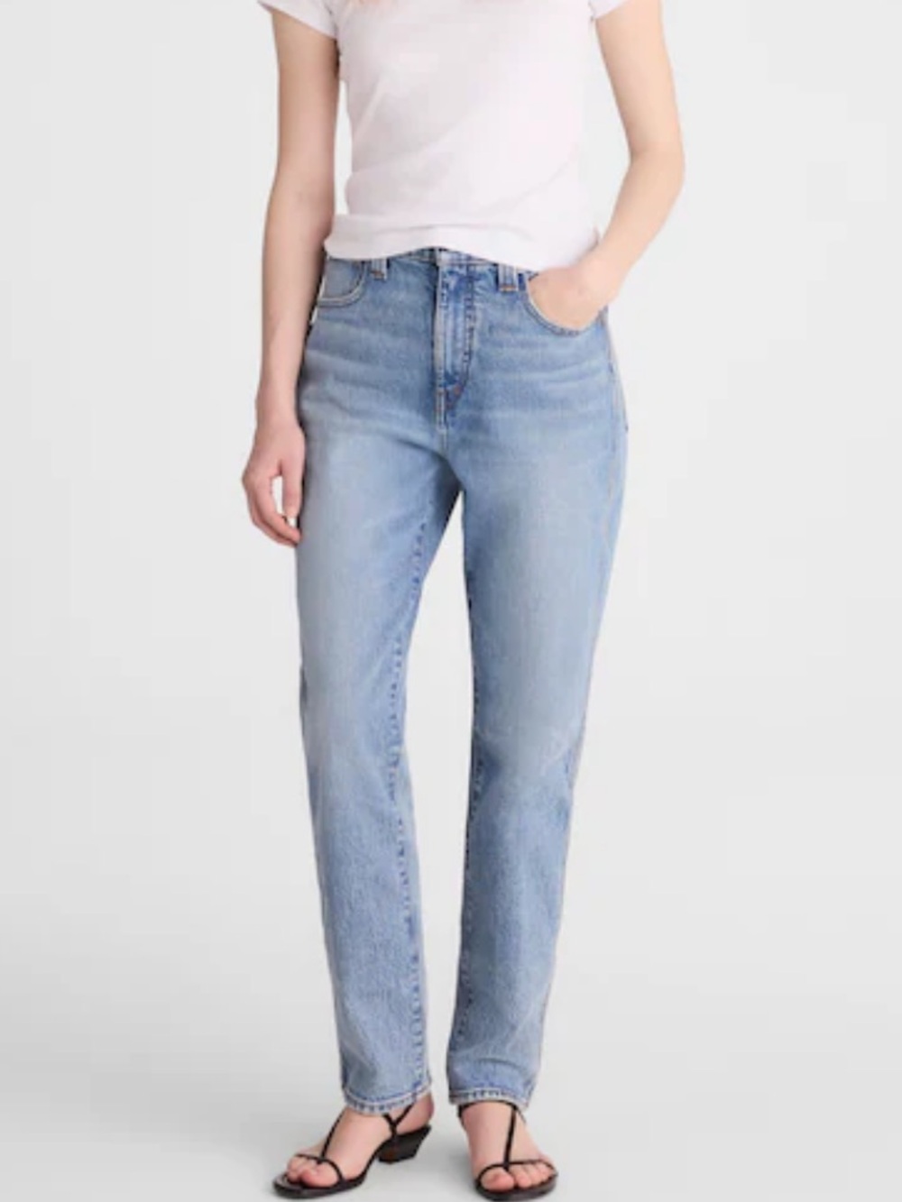 Madewell the Perfect Vintage Jean light Blue High-Rise Straight Leg